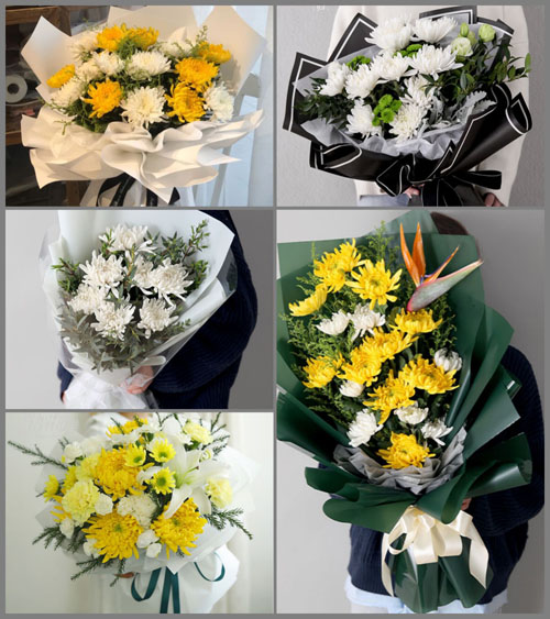 广东梅州市梅江区城北镇三村村白事花束代送